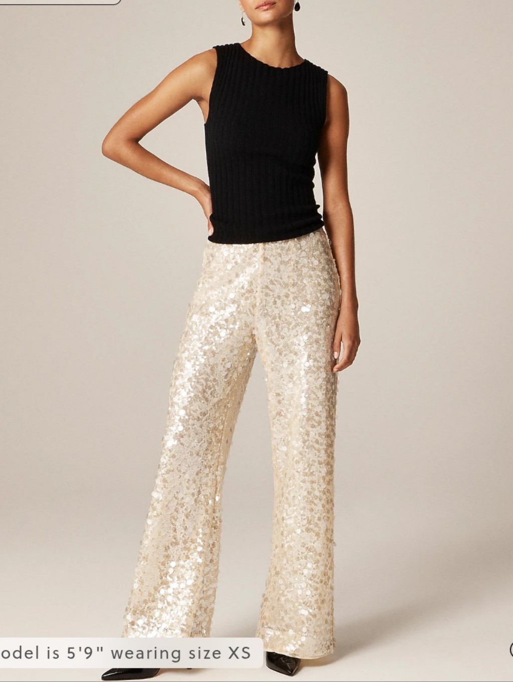 J Crew Collection Cosmo Pant With Sequins Cp963 Nwt Size L